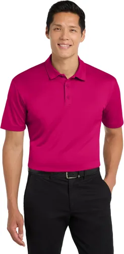 Vista 16 de Port Authority Polo unisex de seda Touch Performance Negro