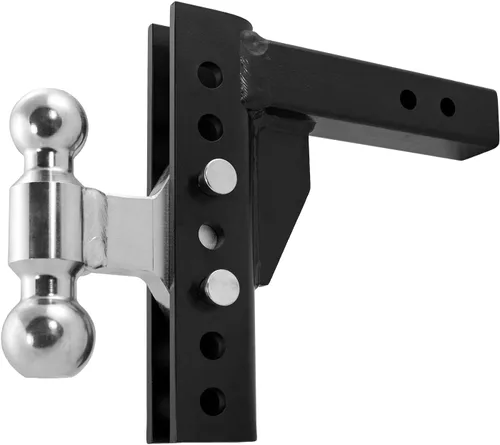 Vista 7 de Andersen Hitches Enganche de ajuste EZ Caída/elevación de 4 pulgadas, 2 bolas de 2-5/16 pulgadas, vástago de 2 pulgadas Enganche ajustable