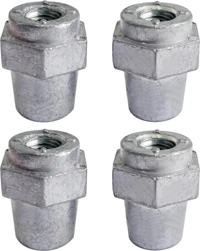 Vista 9 de Ampper 3/8"-16 rosca hembra de terminal de batería de latón adaptador de poste de terminal de batería postes de carga para extensión de perno