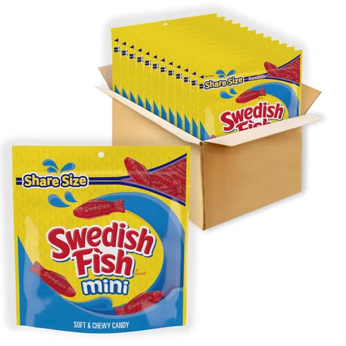 Vista 24 de SWEDISH FISH - Caramelos suaves y masticables, 3.1 oz