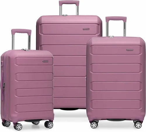 Vista 26 de Traveler's Choice Pagosa indestructible Hardshell expandible Spinner Equipaje, Azul bebé, Pagosa indestructible Hardshell expandible Spinner Equipaje