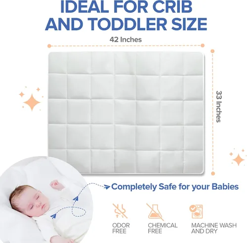 Vista 4 de Continental Bedding Edredón para niños pequeños, inserto de edredón de plumón 100% blanco, manta de dormir con funda de algodón, se adapta a una