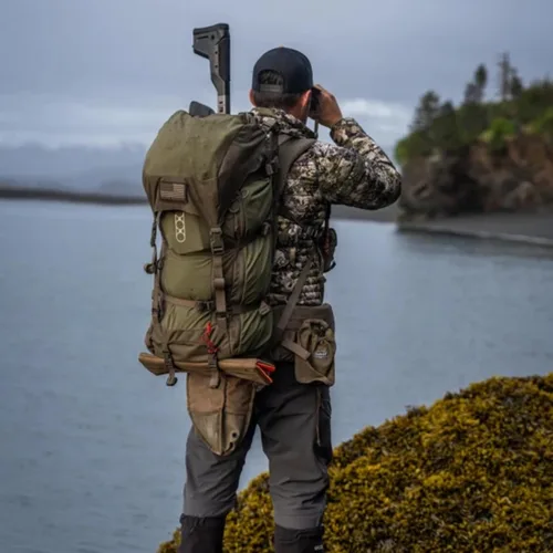 Vista 5 de Eberlestock Brooks 3500 Pack – Bolsa de conexión EMOD ultraligera – 3626 pulgadas cúbicas de almacenamiento – Mochila de cierre enrollable para Dry