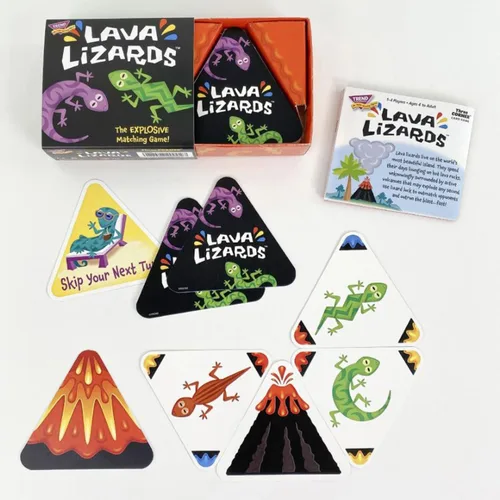 Vista 2 de TREND enterprises Lava Lizards Three Corner Juego de estrategia para toda la familia