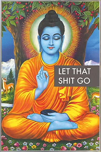 Vista 5 de Póster laminado de Let That Shit Go (24 x 36 pulgadas)