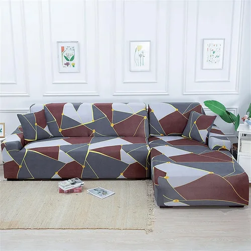 Vista 6 de MIPOPS Funda para sofá, funda impermeable para sofá con cojines de 1/2/3/4, fundas protectoras de muebles de jacquard para mascotas, niños, perros