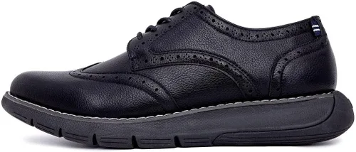 Vista 2 de Nautica Men's Wingtip Oxford Lace-Up Sneakers for Dress and Walking - Stylish and Comfortable Choice for Oxford Business Casual and Everyday Comfort