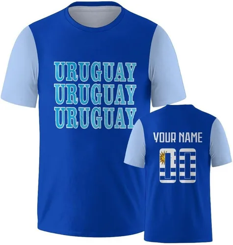 Vista 31 de Camisetas de fútbol nacionales personalizadas 2024 con diseño de fuentes, ropa personalizada con tus números de nombre para hombres, mujeres