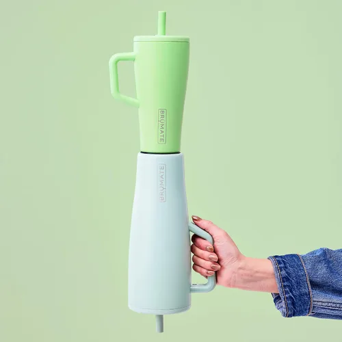 Vista 6 de BrüMate Era Vaso Térmico de 20 oz con Asa y Pajilla Vaso Térmico Aislante 100% A Prueba de Fugas con Tapa y Pajilla Hecho de Acero Inoxidable