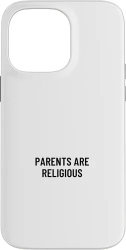 Vista 21 de iPhone 16 Parents are religious Case
