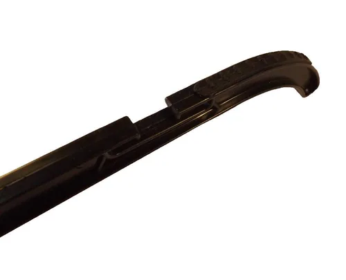 Vista 7 de NAHANCO 25500BHMG - Percha de plástico para camisa/vestido con gancho giratorio negro y hombros antideslizantes moldeados, peso pesado, 17 pulgadas