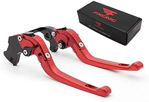 Vista 6 de FXCNC Palancas de embrague de freno compatibles con Z125 pro 15-2021, Z250SL 16-17, NINJA 300R Z300 2013-2018, 250R 08-12, VERSYS 300X 17-18, Ninja