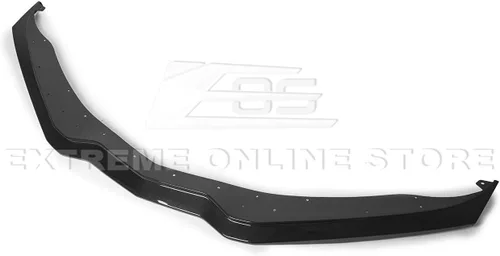 Vista 6 de Para Chevrolet Corvette C7 2014-2019 Z06 Z07 Etapa 2 Estilo ABS Plástico pintado carbono Flash parachoques delantero divisor de labio inferior