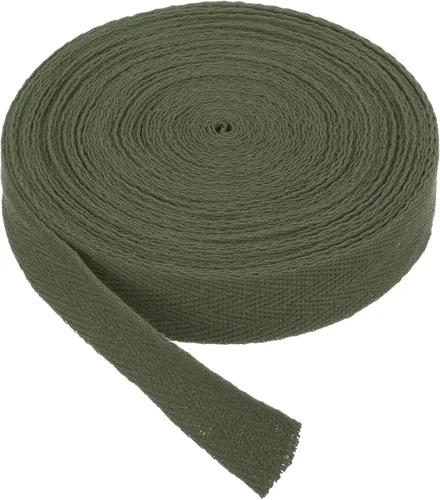 Vista 181 de PATIKIL Cinta de sarga de algodón de 1 pulgada, 50 yardas, cinta de algodón, cinta de encuadernación al bies, cinta de espiga para costura, Verde