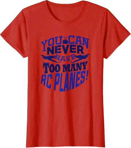 Vista 51 de RC Plane You Can Never Have Too Many RC Aviones Hobby Lover - Camiseta, gris, S
