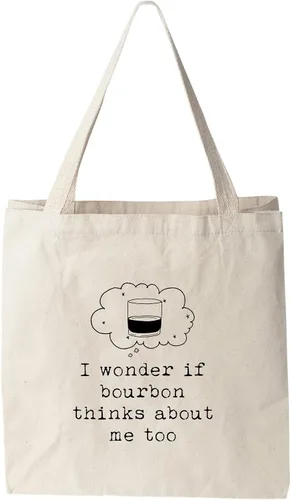 Vista 30 de Moonlight Makers 100% Cotton Canvas, Natural Tote Bag, Full-Color Tote, Funny Design - Beverage