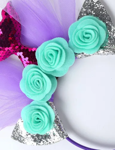 Vista 7 de Moily - Vestido tutú de tul para niñas con diadema, disfraz de carnaval de Halloween, disfraces de fiesta