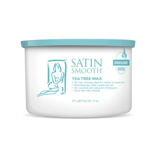 Vista 22 de Cera de depilación para cabello Satin Smooth Aloe Vera 14oz.