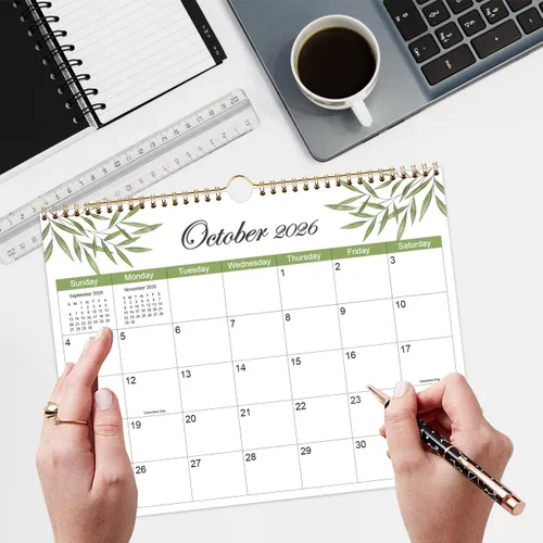 Vista 6 de Calendario 2026 - Calendario de pared de 12 meses 2026 de enero de 2026 a diciembre de 2026, 8.5'' x 11'' Calendario de Pared 2026 con días festivos