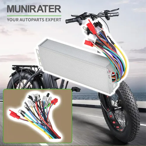 Vista 2 de munirater 48-72V 2000W Reemplazo sin escobillas del regulador del motor de la velocidad para la bici eléctrica