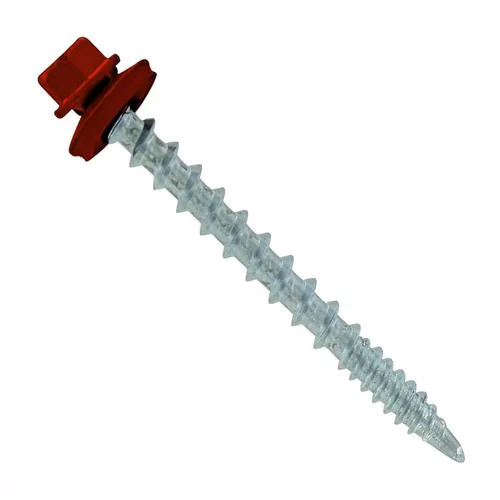 Vista 39 de Fasteners Plus ST Fastening Kwikseal Woodbinder Tornillos de Metal a Madera #10 X 1 Burgundy con Arandela de Goma EPDM, 250 Unidades - Diseñados