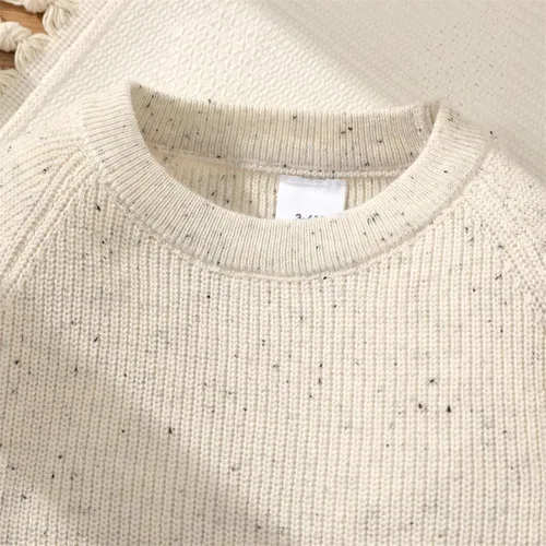 Vista 3 de PATPAT Suéter de punto para bebés y niñas, ropa de manga larga sólida cálida