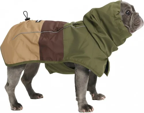 Vista 66 de Spark Paws - Chaqueta impermeable para perros, resistente al viento, para perros pequeños, medianos, grandes y extragrandes, traje reflectante