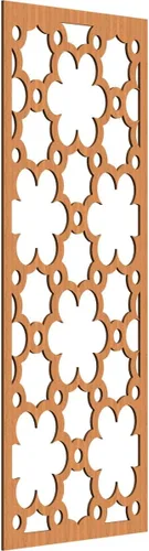 Vista 143 de 9 3/8"W x 24 3/8"H x 1/4"T Southgate Decorativos Paneles De Pared De Madera Calado, Abedul