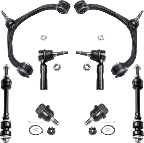 Vista 397 de Detroit Axle - Kit de brazos de control de extremo de 8 piezas para Toyota 2001-2003 Highlander 2002-2003 Camry Lexus ES300, 2 conjuntos de brazos
