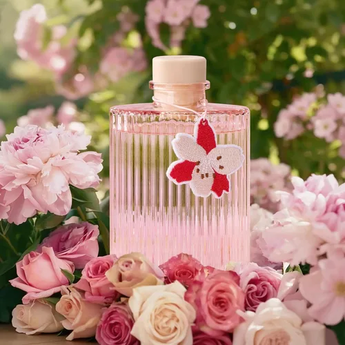 Vista 5 de COCORRÍNA Difusor de aceite con aroma a flor de peonía, 6.09 onzas líquidas 8 cañas, fragancia para el hogar de larga duración, decoración de 2-Rosa