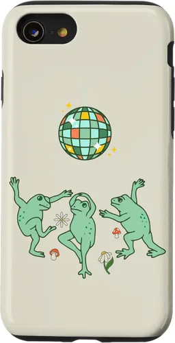 Vista 18 de Funny Frog Disco Dance 70s 80s Groovy Hippie Funky Party Case para iPhone 16