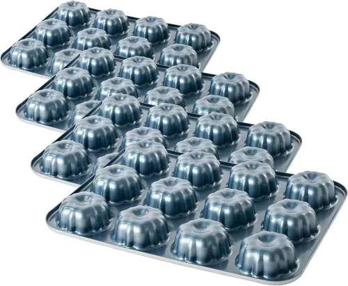 Vista 8 de Nordic Ware Molde Bundt Formado, 3 Tazas, Azul Crepúsculo