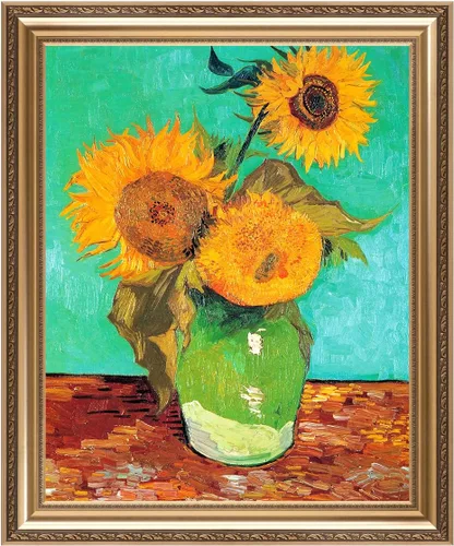 Vista 89 de IPIC - Campo de trigo con cuervos, reproducción artística de Vincent Van Gogh. Lienzo de giclée para decoración del hogar 10#F (20 x 16)