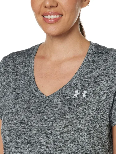 Vista 4 de Under Armour Women's Tech Short-Sleeve V-Neck-Twist