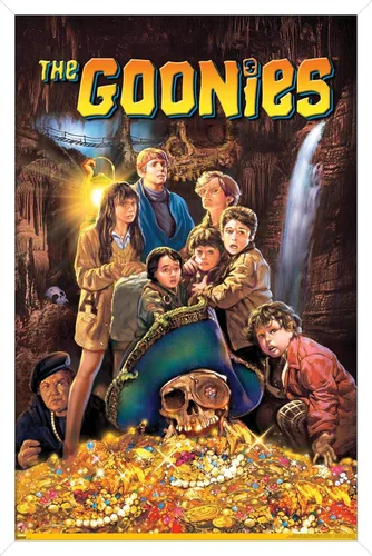 Vista 11 de Trends International The Goonies - Póster de pared de una hoja, 14.725 x 22.375 pulgadas, versión con marco de madera tipo granero Versión enmarcada