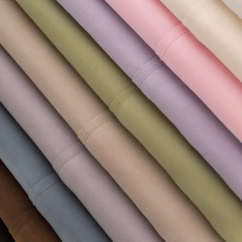 Vista 4 de Juego de ropa de cama Malouf®, 100% sábanas de microfibra, supersuave, de lujo, resistente a las arrugas, Ceniza, King