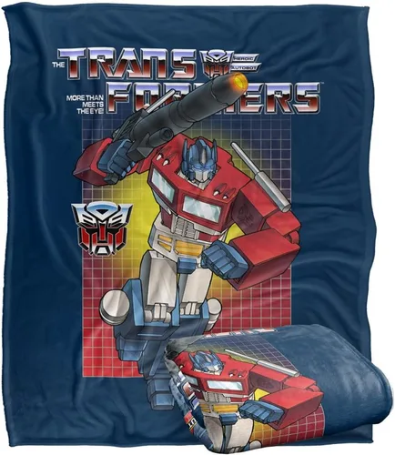 Vista 8 de Transformers Optimus Prime - Manta de tacto sedoso, súper suave, 36 x 58 pulgadas