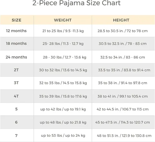 Vista 4 de Burts Bees Baby Pajamas Pijamas para niños y bebés conjunto de pijama de 2 piezas camiseta y pantalón 100 algodón orgánico 14 Years