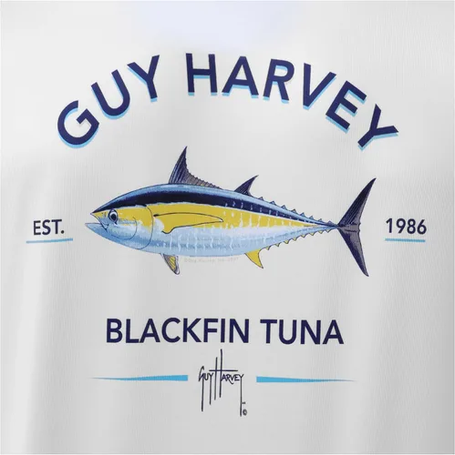 Vista 6 de Guy Harvey Camiseta de manga corta para hombre con protección solar UPF 30+