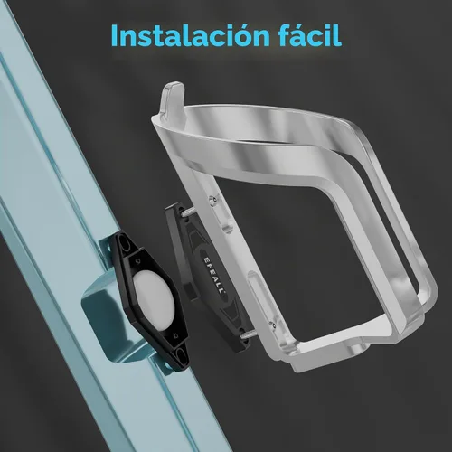 Vista 6 de Soporte de bicicleta para AirTag Gen 2 y 1, soporte oculto debajo de Negro - para AirTag