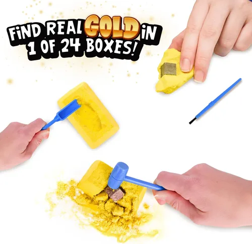 Vista 2 de Sunny Days Entertainment Kit de excavación de oro, juguete de ciencia misteriosa para niños, recuerdo de fiesta, bolsas de regalo, regalo del día