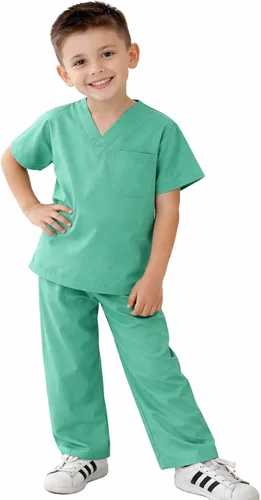 Vista 7 de Natural Uniforms - Juego de uniforme para hacer aseo para niños (tacto suave), 4