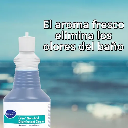 Vista 6 de CREW Limpiador de baño desinfectante multiusos sin ácidos, floral fresco, 32 onzas