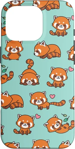 Vista 20 de Cute Funny Kawaii Womens Girls Kids Red Panda Lover Pattern Case for iPhone 17