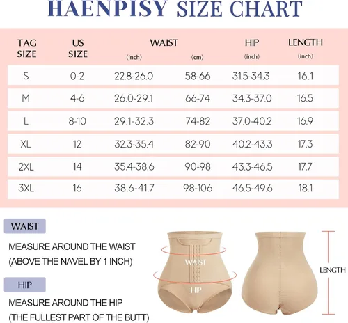 Vista 7 de HAENPISY Calzones levantadores de glúteos para mujer cintura alta control de abdomen moldeadores de cintura faja moldeadora