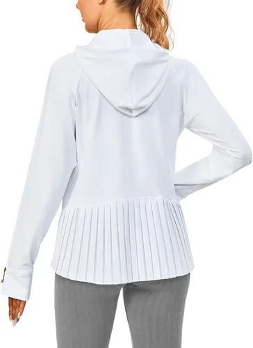 Vista 11 de Little Donkey Andy Chaqueta de golf UPF 50+ con dobladillo plisado para Negro