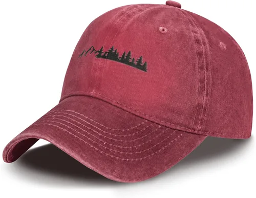 Vista 2 de XAC Gorra de béisbol al aire libre de algodón suave para papá de montaña unisex