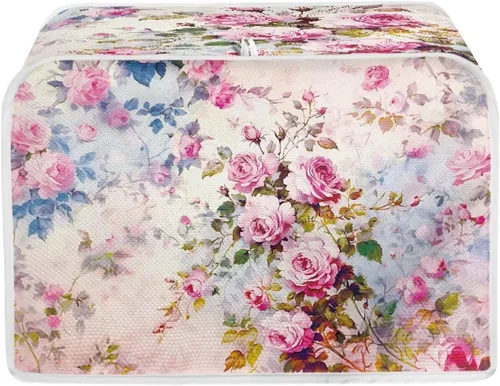 Vista 37 de Talayituse Autumn Maple Leaf Print Toaster Cover 2 Slice Bread Toaster Oven Cover Washable Toasters Dust Covers Kitchen Small Appliance Covers
