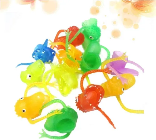Vista 9 de 20 marionetas de dedo espeluznantes para niño y niña, juguetes divertidos, recuerdos de fiesta para espectáculos de marionetas, diseño