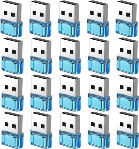 Vista 27 de Adaptador USB-A a USB-C paquete de 5 unidades, convertidor cargador USBC hembra a A macho, convertidor USB a USBC para iPhone 15 Plus Pro Max/Apple